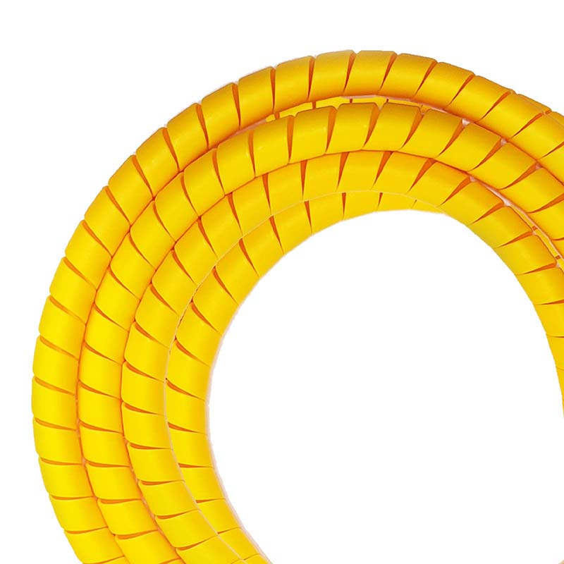 127 x 140 mm PP Scheuer Schutz Kabel Bündel Schlauch gelb
