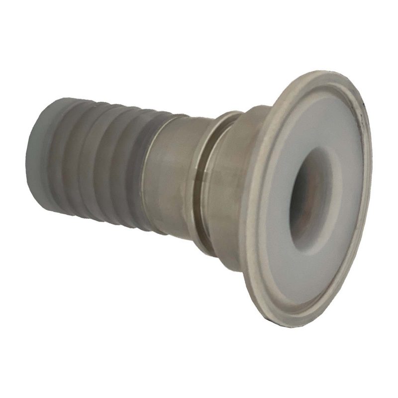 CLAMP Kupplung 106 mm Schlauch Rillen Stutzen Tülle PFA beschichtet 101,4 mm 4" - PN 16 bar
