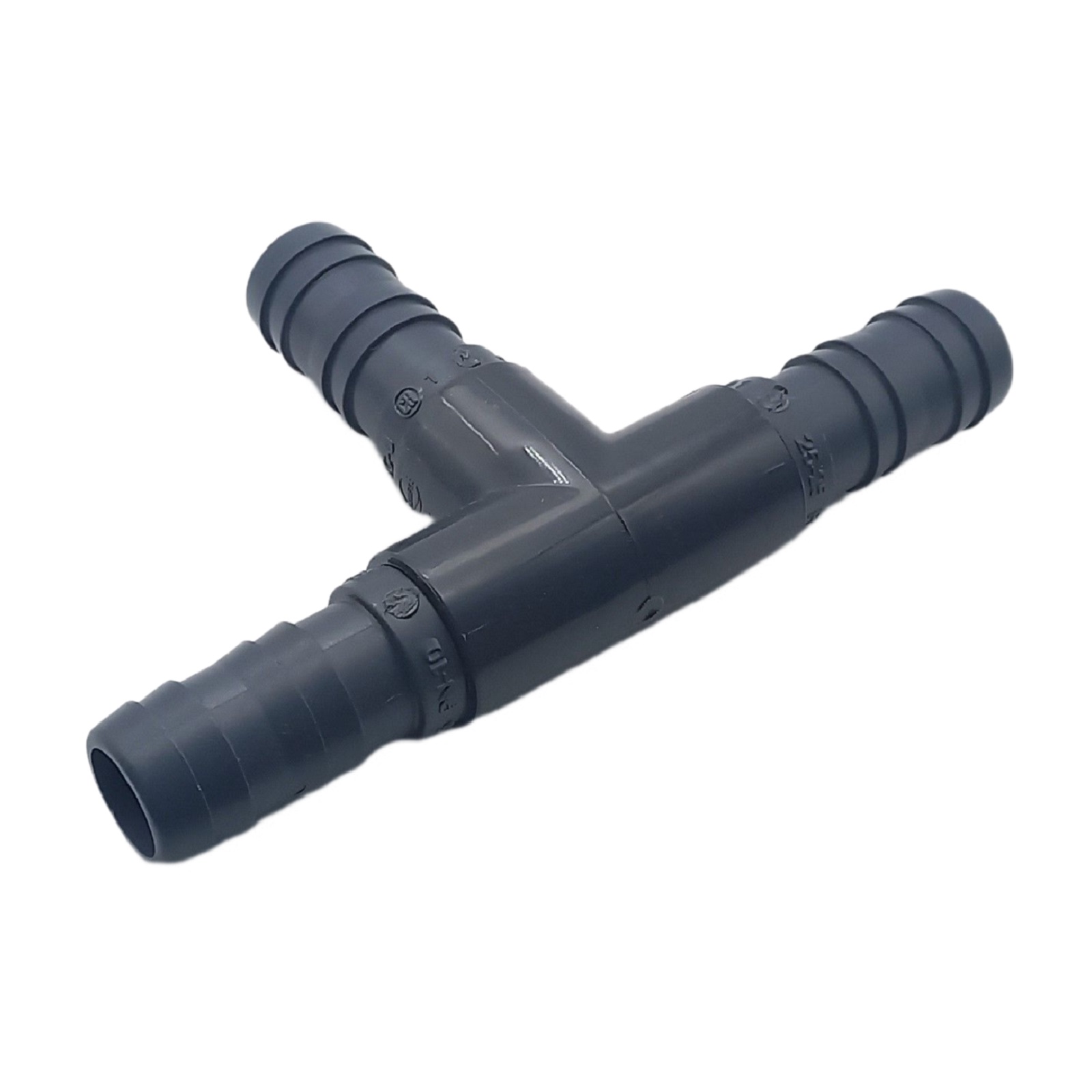 25 mm PVC PROFI T-Stück 90° Schlauch Verbinder Stutzen Tülle Pool Teich Garten - PN 10 bar