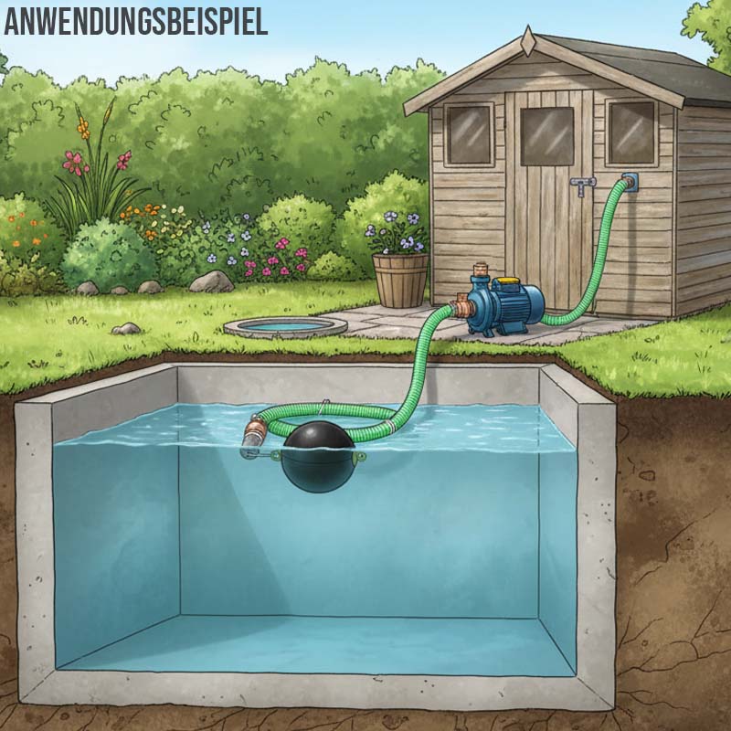 19 mm 3/4" Zoll Ansaug Saug Schlauch Pumpen Garnitur schwimmende Entnahme grün - 2 m