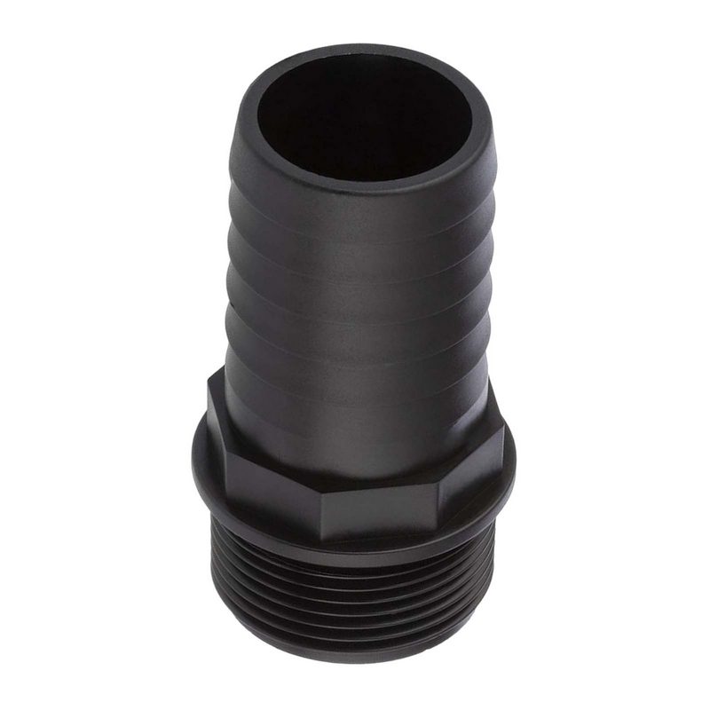 40 mm x 1 1/4 " PP Gewinde Fitting Schlauch Tülle Stutzen Außengewinde AG - PN 6 bar