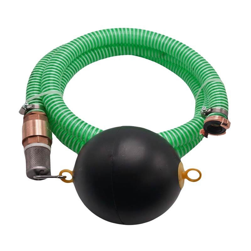 19 mm 3/4" Zoll Ansaug Saug Schlauch Pumpen Garnitur schwimmende Entnahme Schnellanschluss grün - 6 m