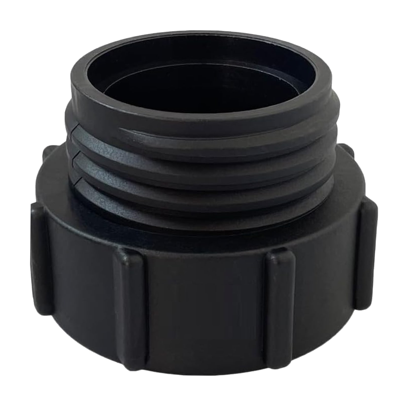IBC Adapter 2" BSPP Innengewinde auf S60x6 Außengewinde Container Fass Tank Zubehör PN 10 bar