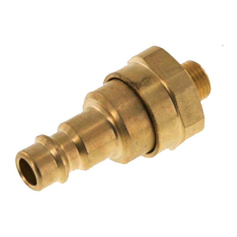 1/2 " Druckluft Stecker Nippel Einsteck Anschluss NW 7,2 mit Außengewinde (AG) Rückschlagventil