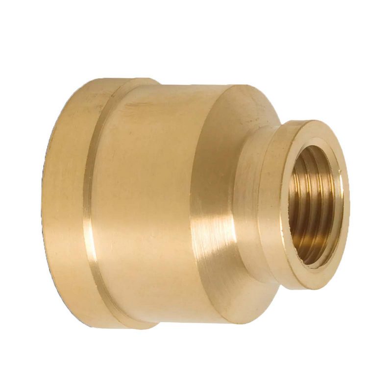1/2" x 3/8" Reduzier Muffe Nr. 240 Innengewinde IG Messing Fittings PN 30 bar