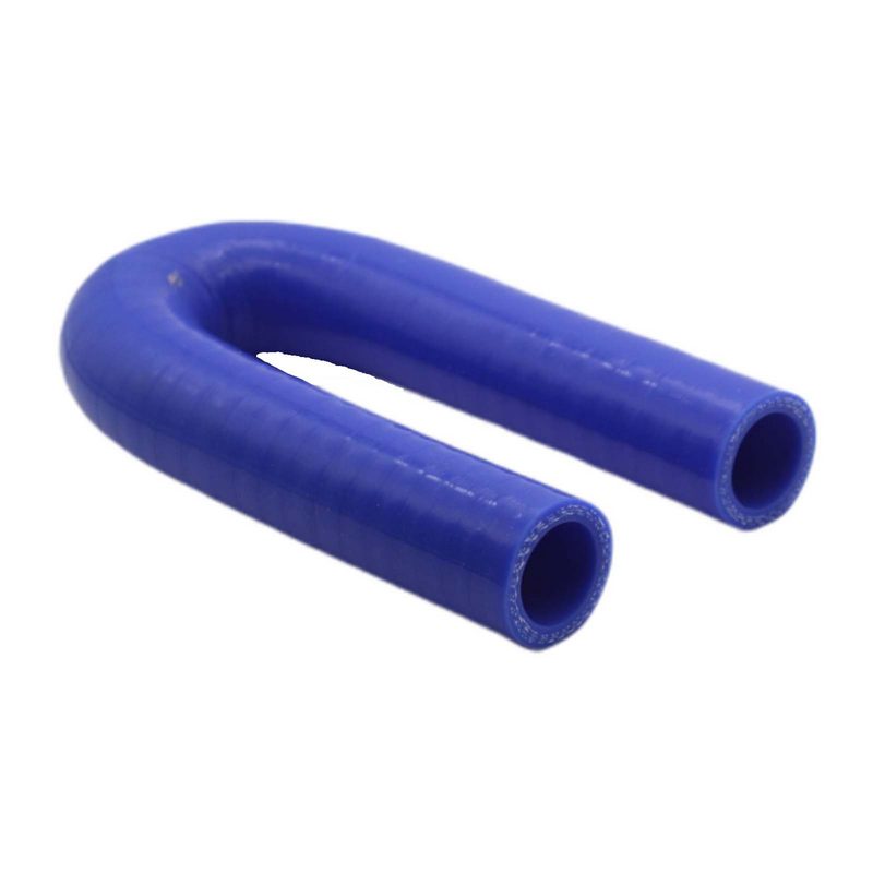 64 x 74 mm Kühlerschlauch Silikon Bogen Krümmer 180° LLK Ladeluft Schlauch blau