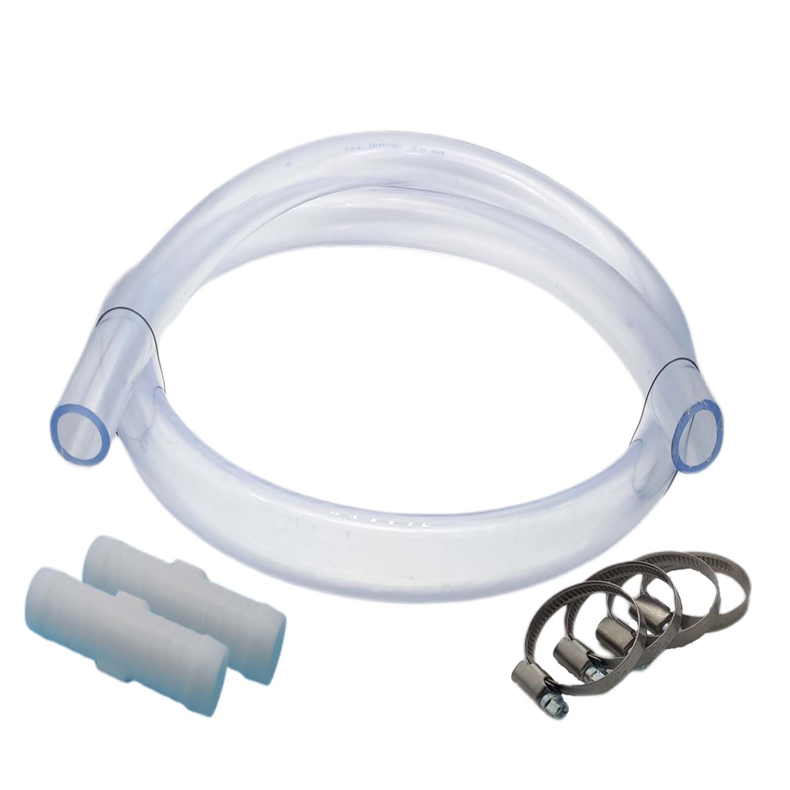 Schlauch Reparatur Set PVC Luft- / Auariumschlauch transparent Verlängerung 10 x 14 mm - 7-teilig