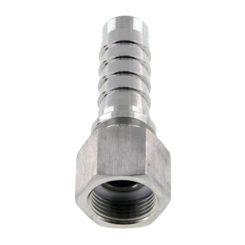 3/4" x 20 mm Schlauch Tülle Stutzen Innengewinde IG ÜWM Nippel Edelstahl AISI 316 VA Fitting - PN 18 bar