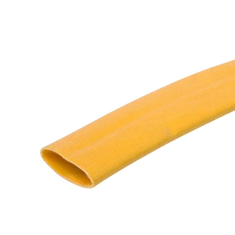 203mm PVC Flach Schlauch Grund Wasser Enwässerung mittel gelb PN 3 bar - 50m