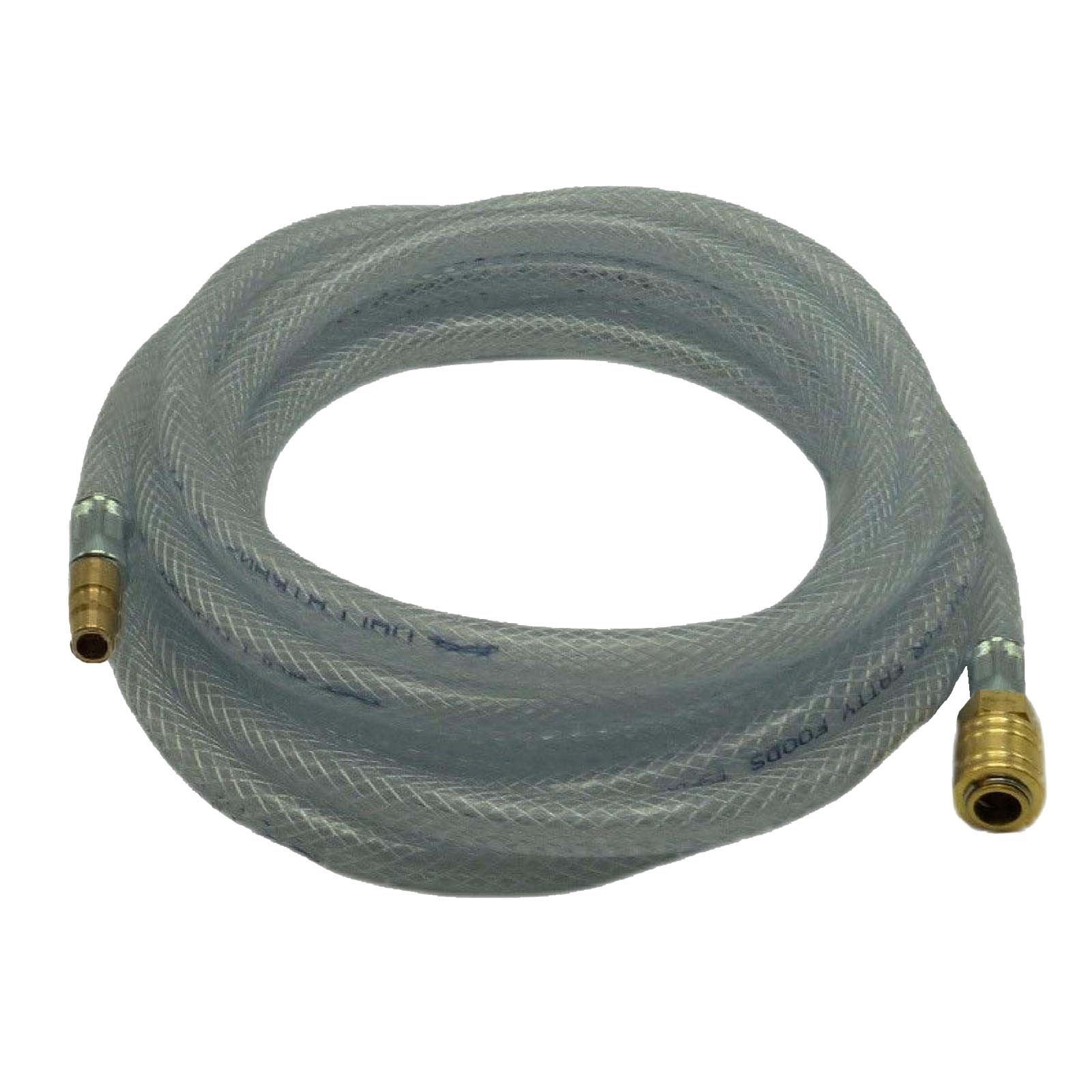 13 mm PVC Druckluft Pressluft Luft Kompressor Garnitur Schlauch transparent - PN 15 bar - 25 m