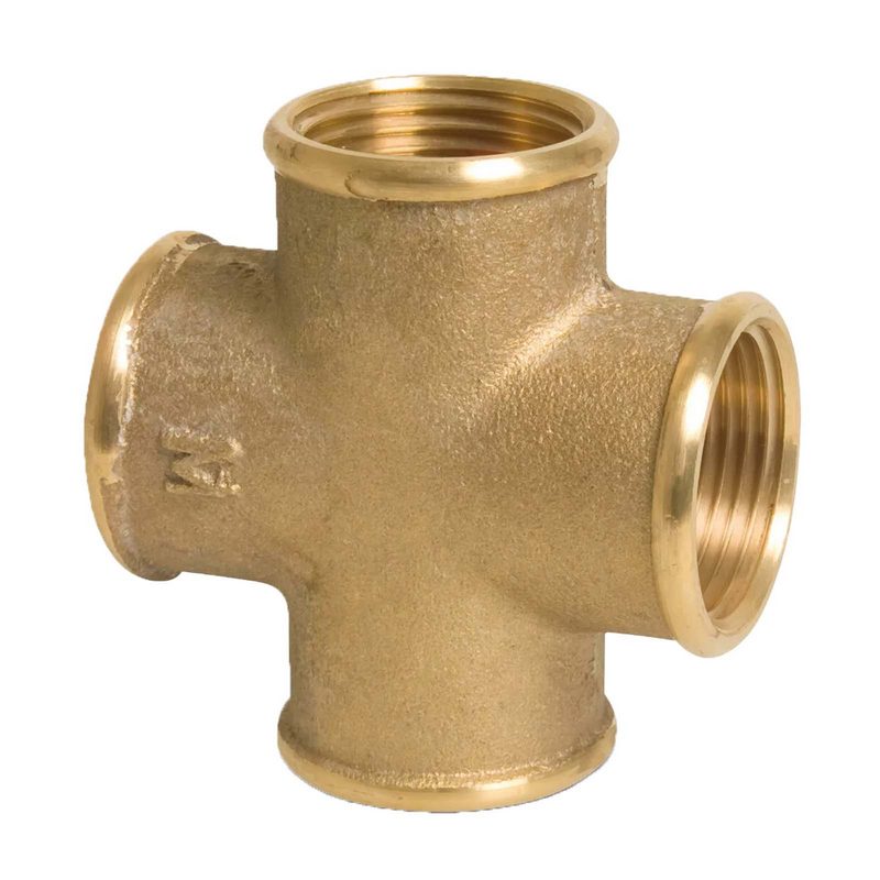 1 1/4" Kreuzstück Nr. 180 Innengewinde IG Messing Fittings PN 30 bar