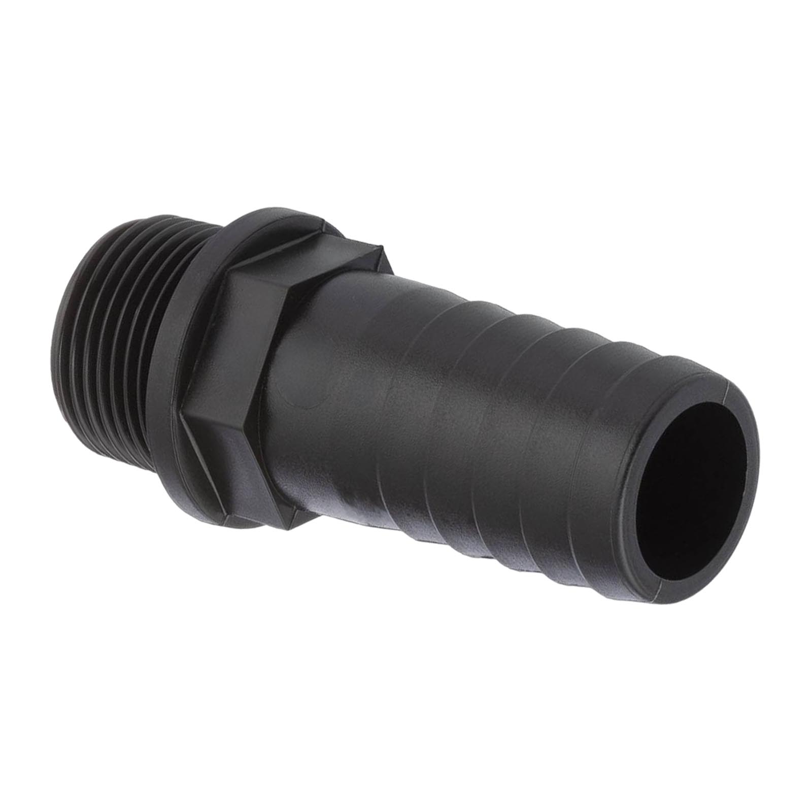 25 mm x 3/4 " PP Gewinde Fitting Schlauch Tülle Stutzen Außengewinde AG - PN 6 bar