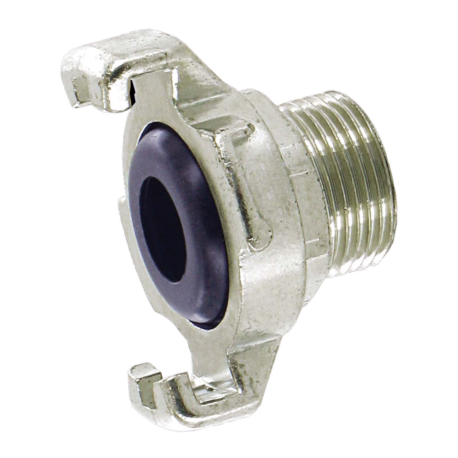 1/2" Pressluft Klauen Kupplung Express Edelstahl AISI 316 Abstand 41 mm BSPP Außengewinde AG - PN 10 bar