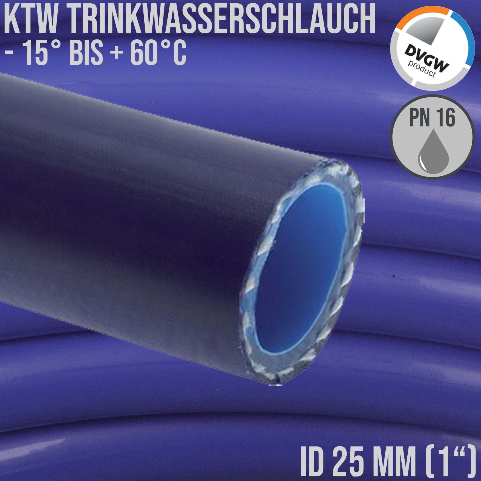 Trinkwasserschläuche nach KTW-BWGL & DVGW-W270 finden Sie in unserem Shop...