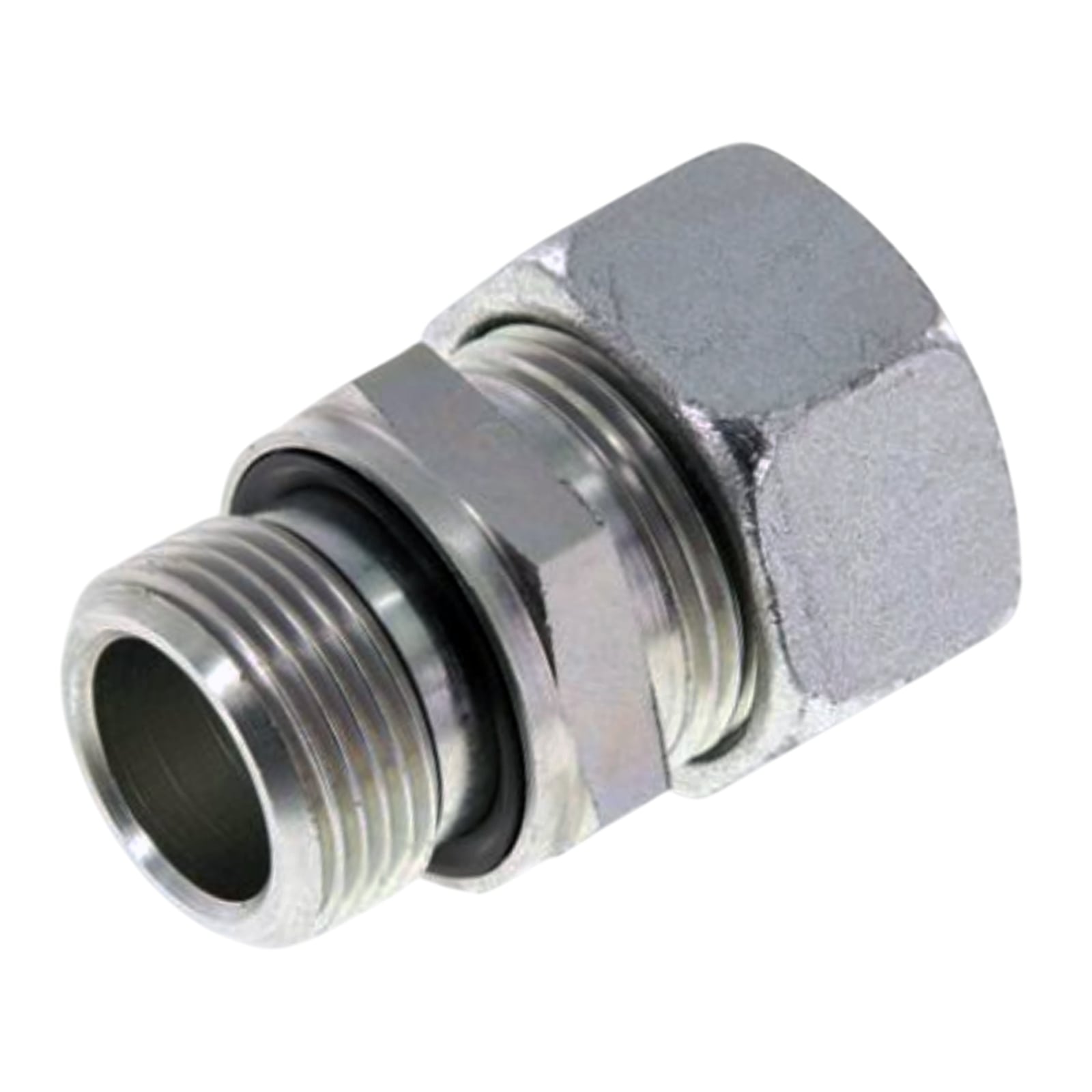 1 1/2" AG 42 L Schneidring Verschraubung Außengewinde M 52 x 2,0 Stahl verzinkt Elastomer Dichtung NBR - PN 160 bar