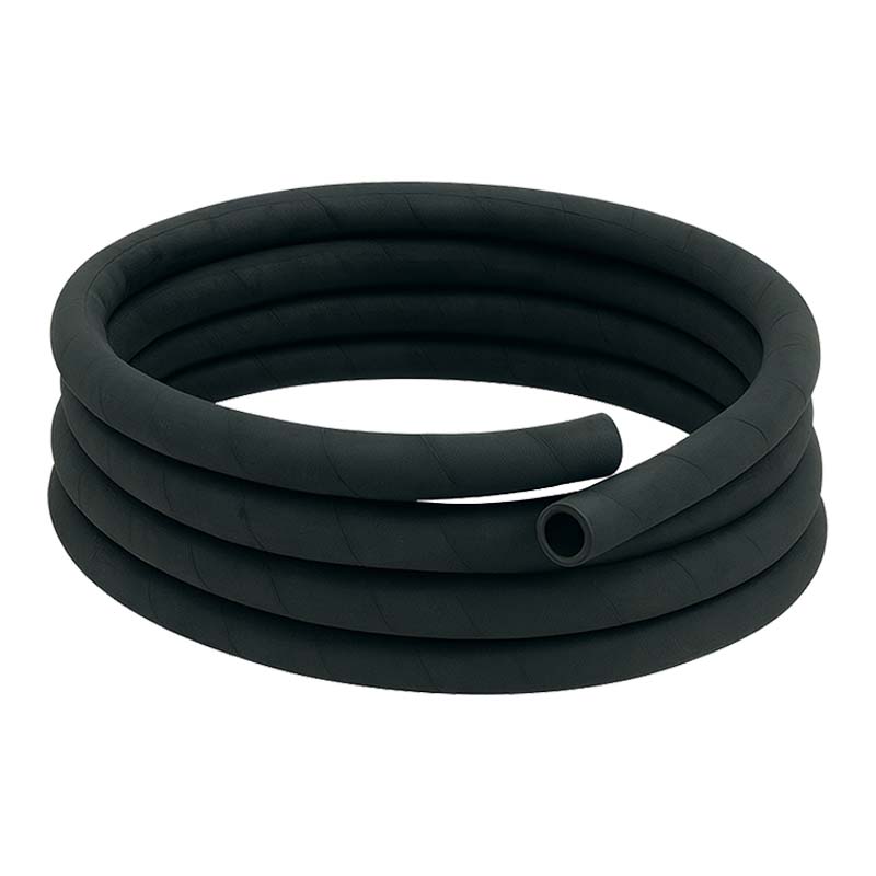 10 x 18 mm Kühler Heißwasser Druckluft Mittel Schlauch EPDM schwarz DIN 73411/96 - PN 6 bar