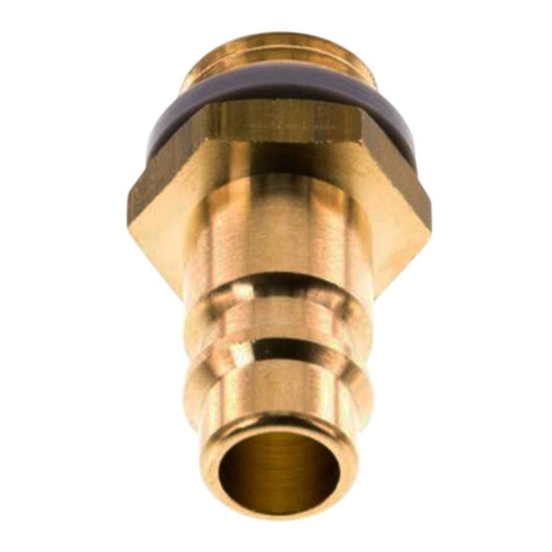 1/2" Druckluft Stecker Nippel Einsteck Anschluss Messing NW 7,2 mit Innengewinde AG - PN 35 bar