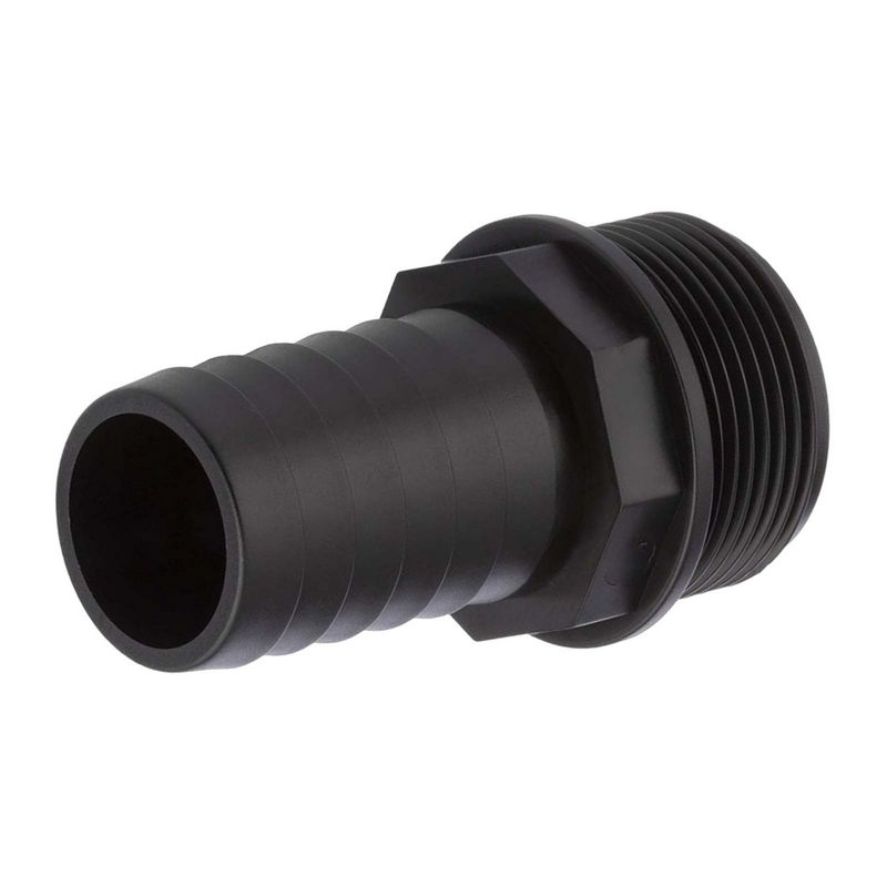 32 mm x 1 1/4 " PP Gewinde Fitting Schlauch Tülle Stutzen Außengewinde AG - PN 6 bar