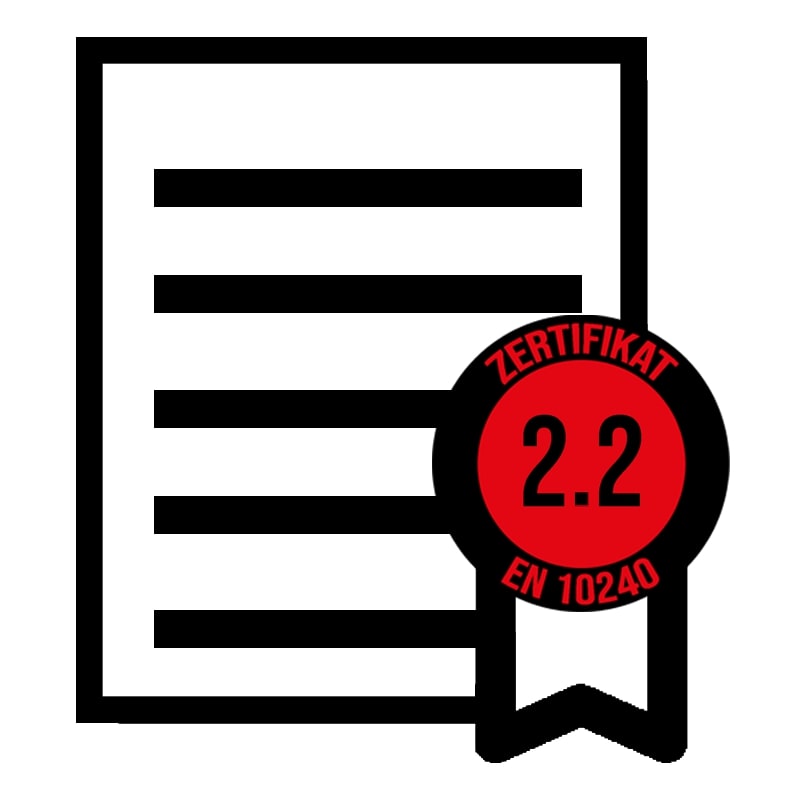 2.2 Zertifikat / Werksbescheinigung