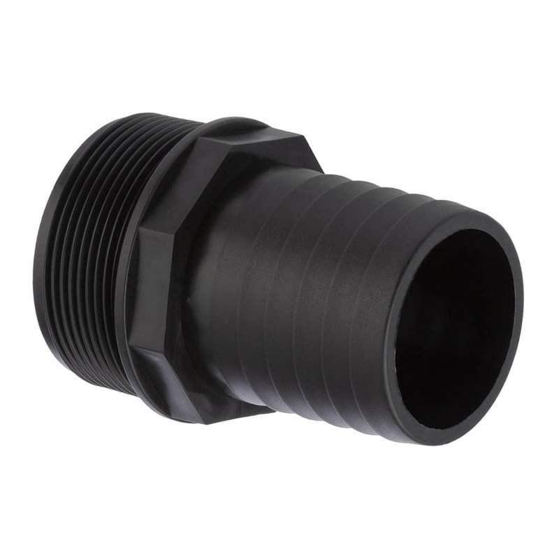 50 mm x 2 " PP Gewinde Fitting Schlauch Tülle Stutzen Außengewinde AG - PN 6 bar