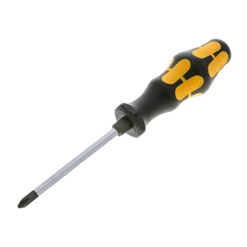 PZ 2 x 100 mm Pozidriv Kreuz Schlitz Schrauben Meißel Dreher Zieher - Wera  Kraftform Plus 900