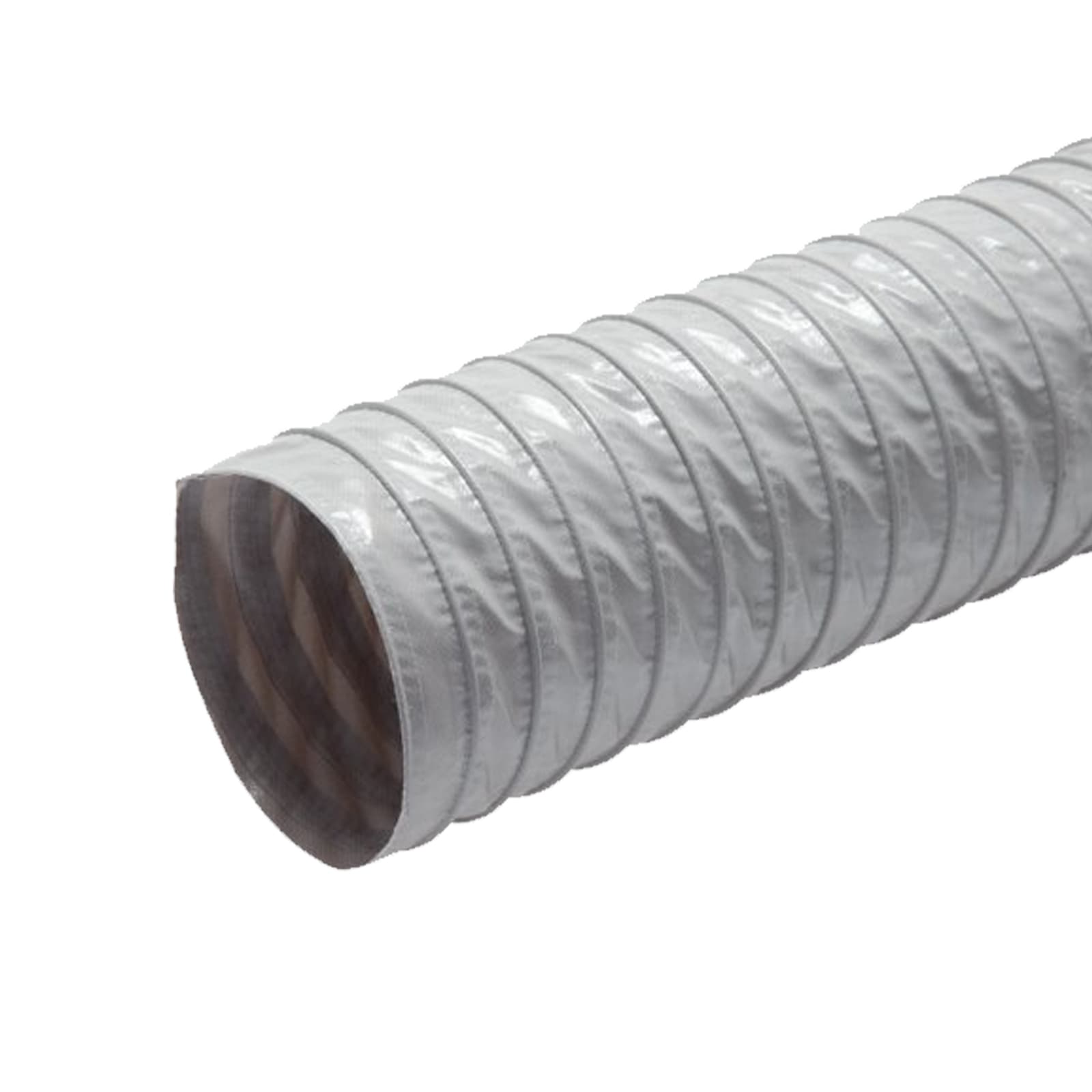 250 mm Klima Lüftungs Schlauch grau - Wandstärke 0,4 mm