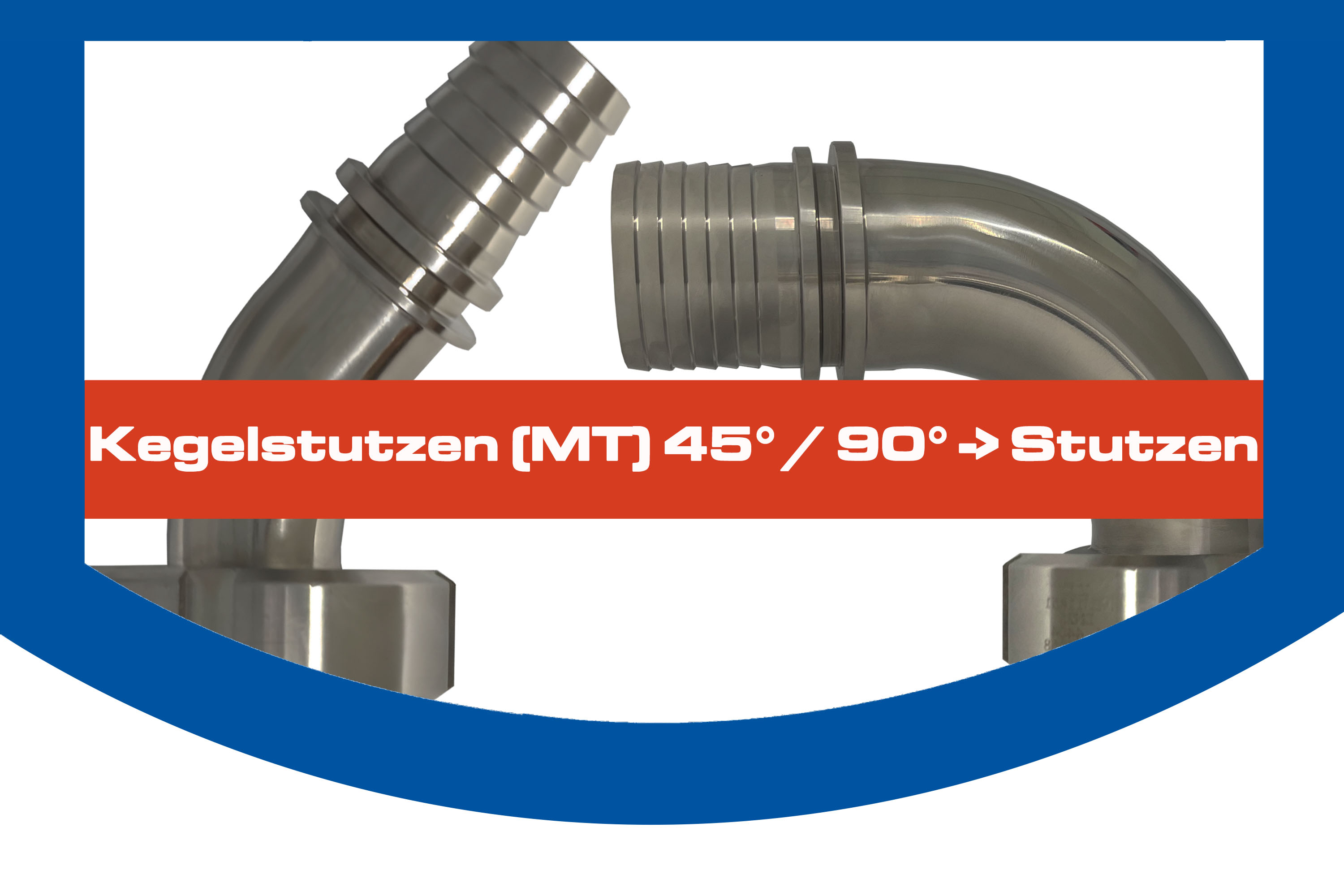 Kegelstutzen (MT) 45° / 90° -> Stutzen