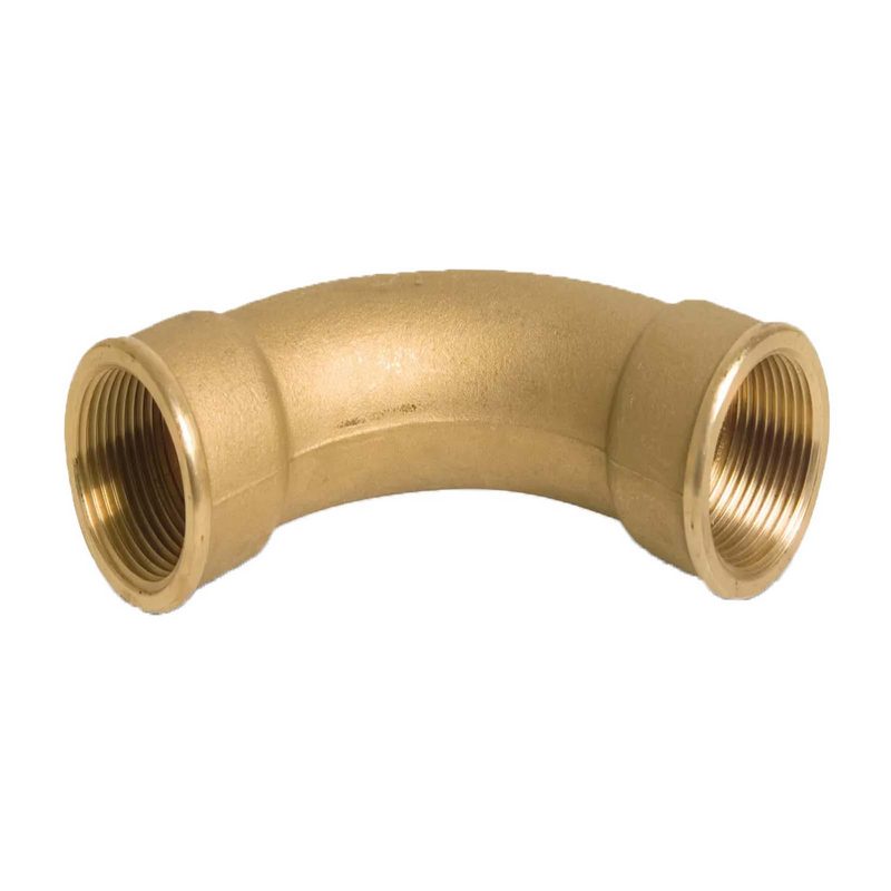 1/2" Bogen 90° Nr. 2 Innen x Innengewinde IG Messing Fittings PN 40 bar