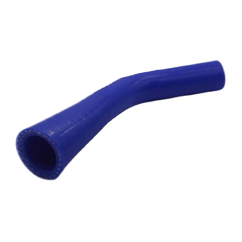 51 -> 57 mm ID Kühlerschlauch Reduktion 45° Verbinder Silikon LLK Ladeluft Kühlmittel Schlauch blau