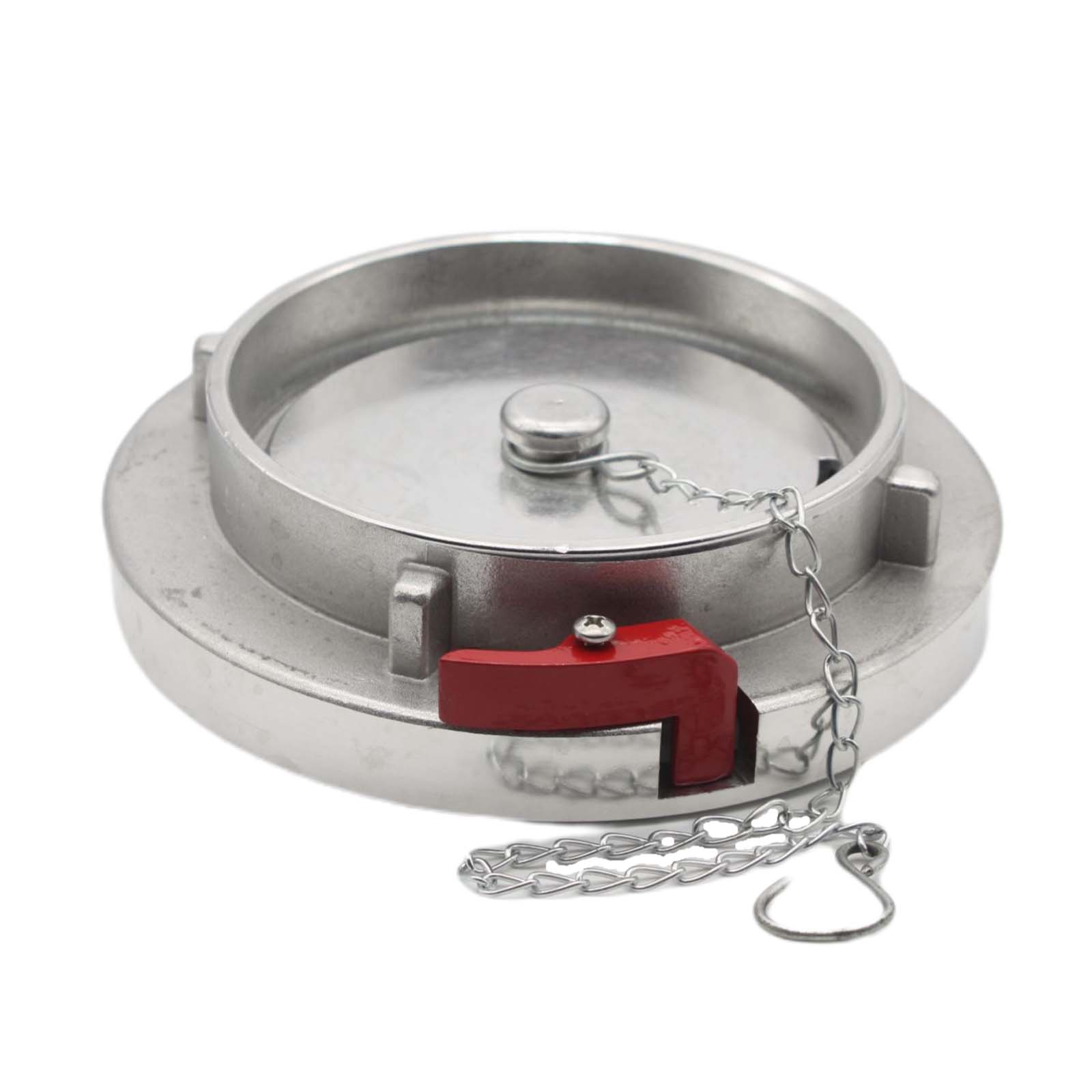 STORZ A DN110 KA133 Blindkupplung mit Kette / Verriegelung Saug Bau Feuerwehr Schlauch PN 16 bar
