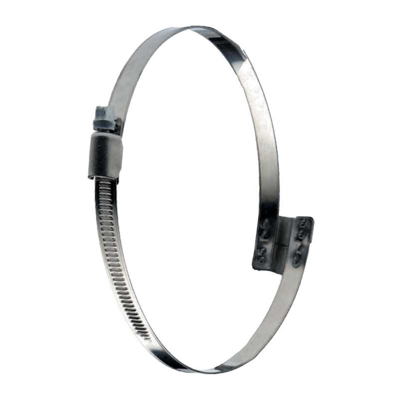 22 - 37 mm Brückenschelle W2 Edelstahl AISI 430 Rohr Schlauch Absaug - Band: 9 mm