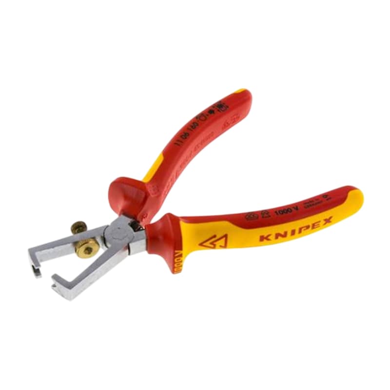 160 mm Abisolier Zange verchromt 2K Griffe Knipex