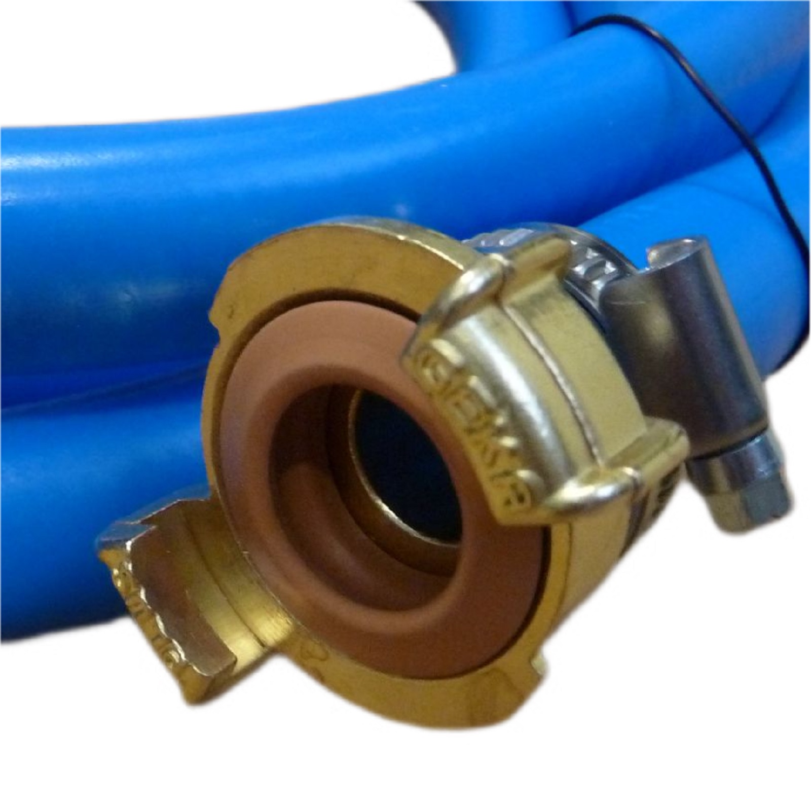 19 mm 3/4" Zoll TPE Trinkwasser Garnitur GEKA-Schnellkupplung Kirmes Schlauch KTW DVGW PN15 bar - 7 m
