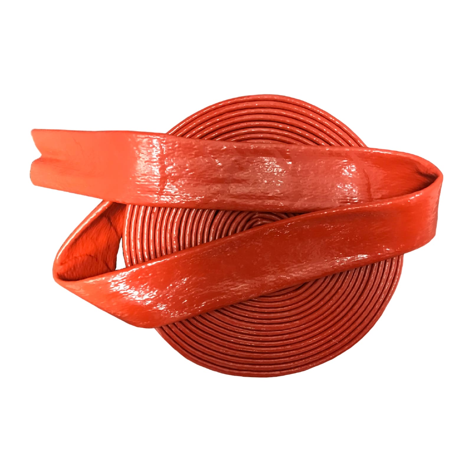 127 x 6,0 mm Feuer Flamm Brand Schutz Schlauch Silikon Fiberglas DN rot EN 45545 DIN5510-2 - 15 m
