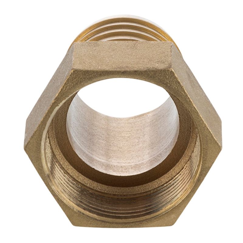 2" x 50 mm Schlauch Tülle Stutzen Innengewinde IG Nippel Messing Fitting - PN 16 bar