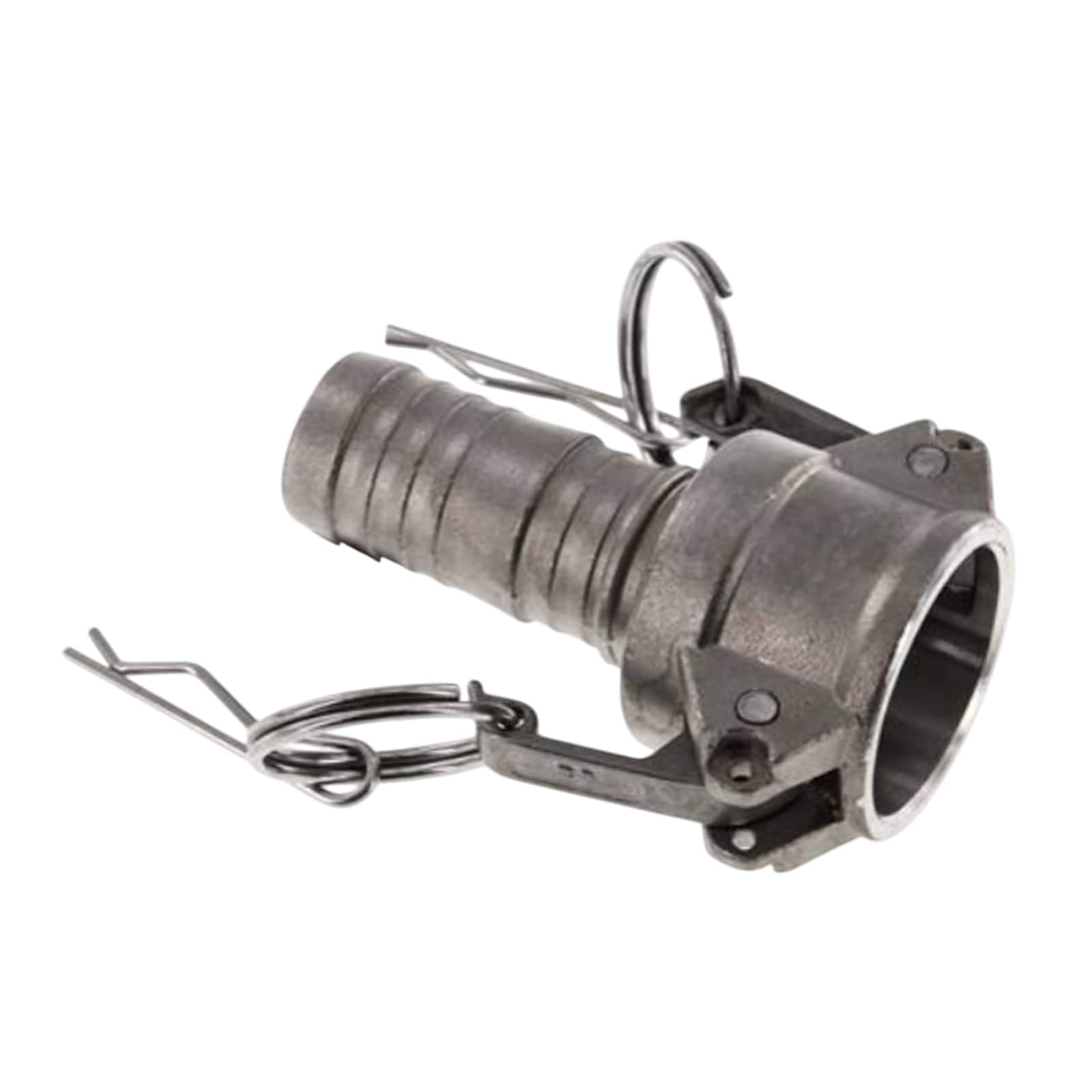 Kamlock Typ E - Vaterteil Edelstahl V4A (AISI 316) - 175,8 mm Stecker  -> Tülle 152 mm 6" Zoll DN150 - PN 5 bar