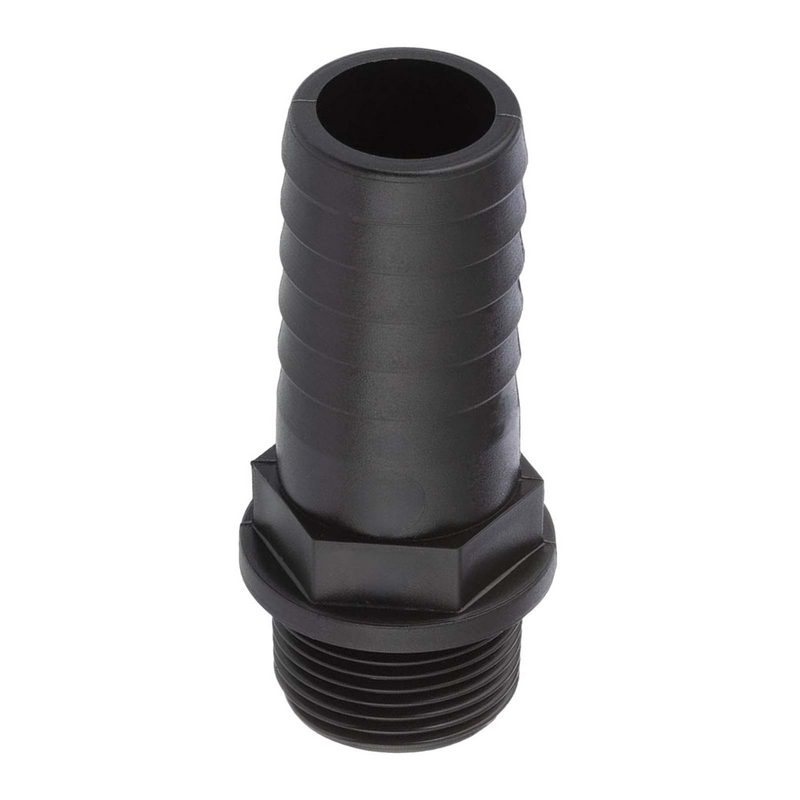 25 mm x 3/4 " PP Gewinde Fitting Schlauch Tülle Stutzen Außengewinde AG - PN 6 bar