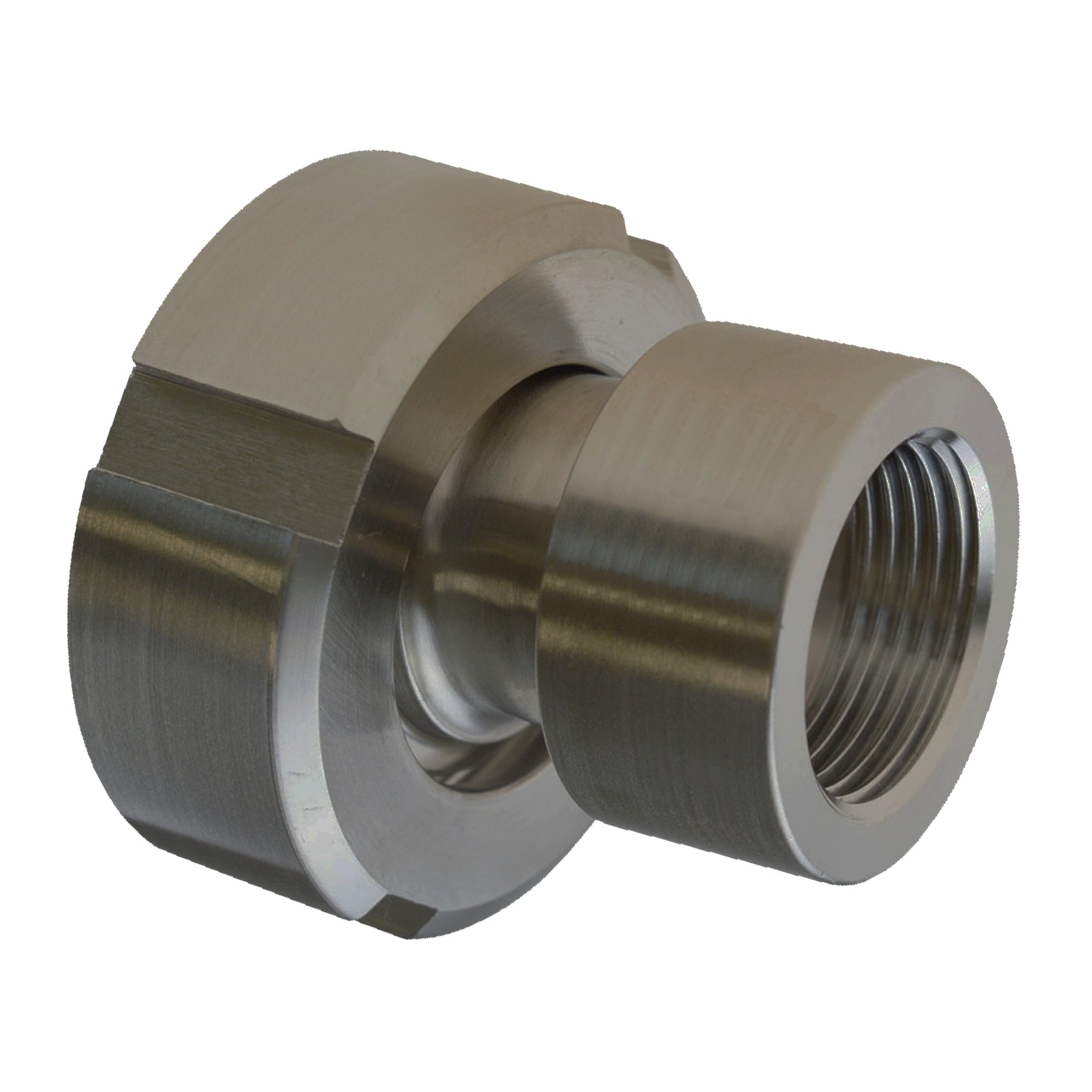 DN 50 Milchrohr Verschraubung DIN 11851 Mutterteil Kegel Stutzen Innengewinde AG 2" - PN 25 bar