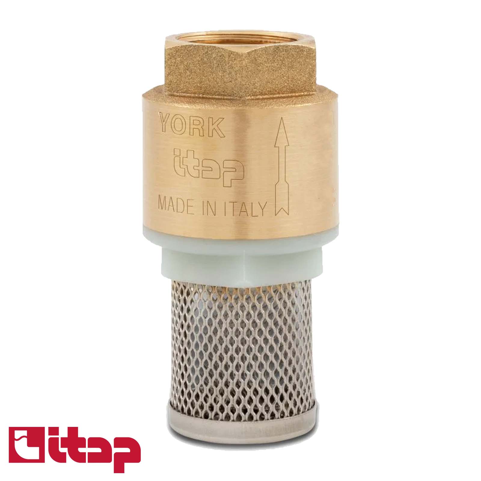 2" Zoll Itap Fuß Rückschlag Absperr Ventil Messing Edelstahl Saugkorb Kunststoff Verschluss Typ 108 - PN 10 bar