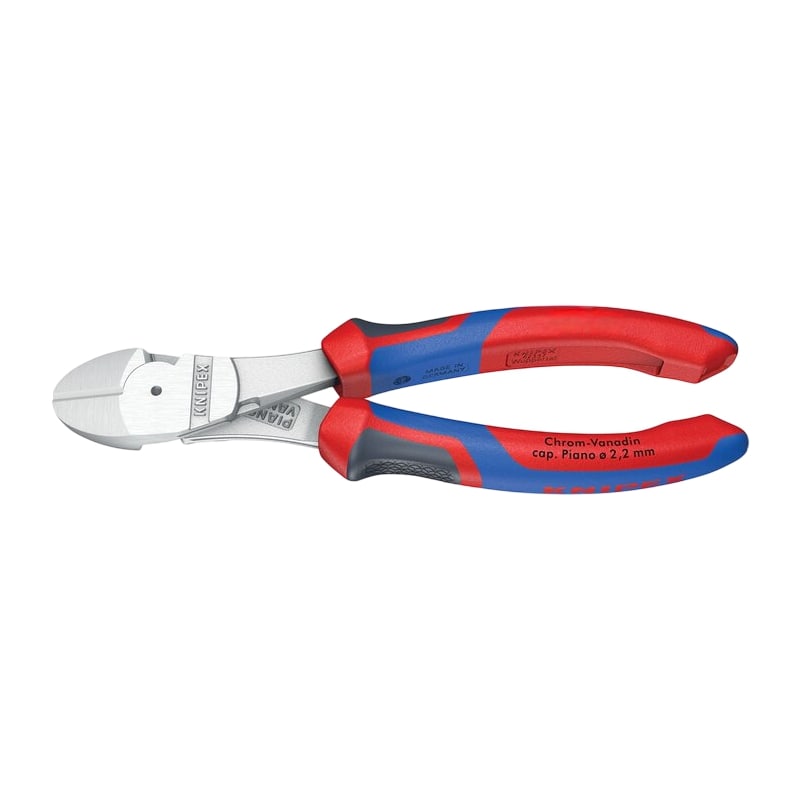 200 mm Kraft Seiten Schneider Zange verchromt 3K Griffe Knipex