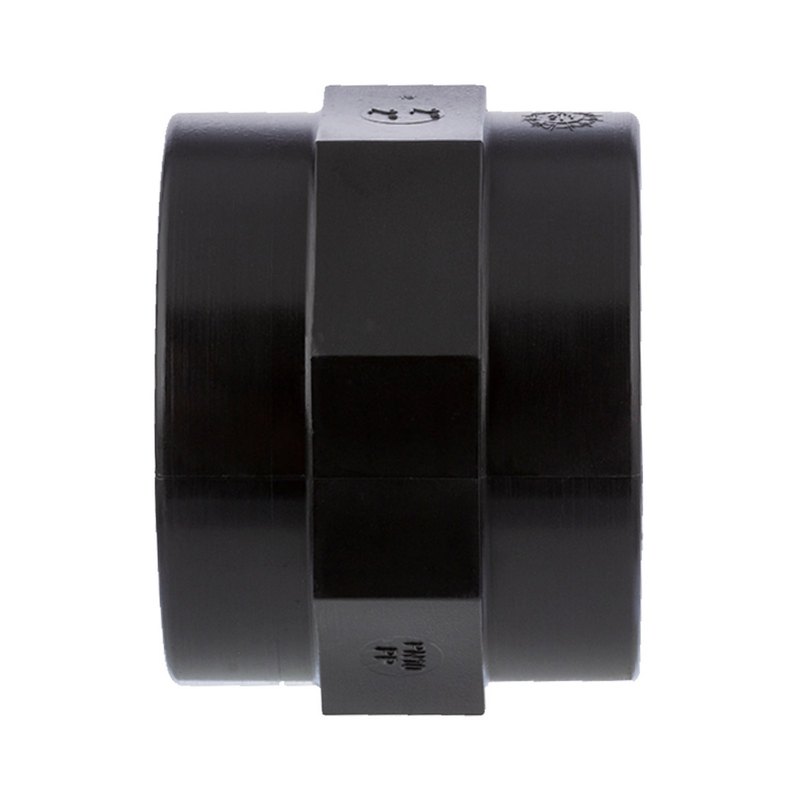 2" PP Gewinde Fitting Muffe schwarz Innengewinde IG Polypropylen - PN 10 bar