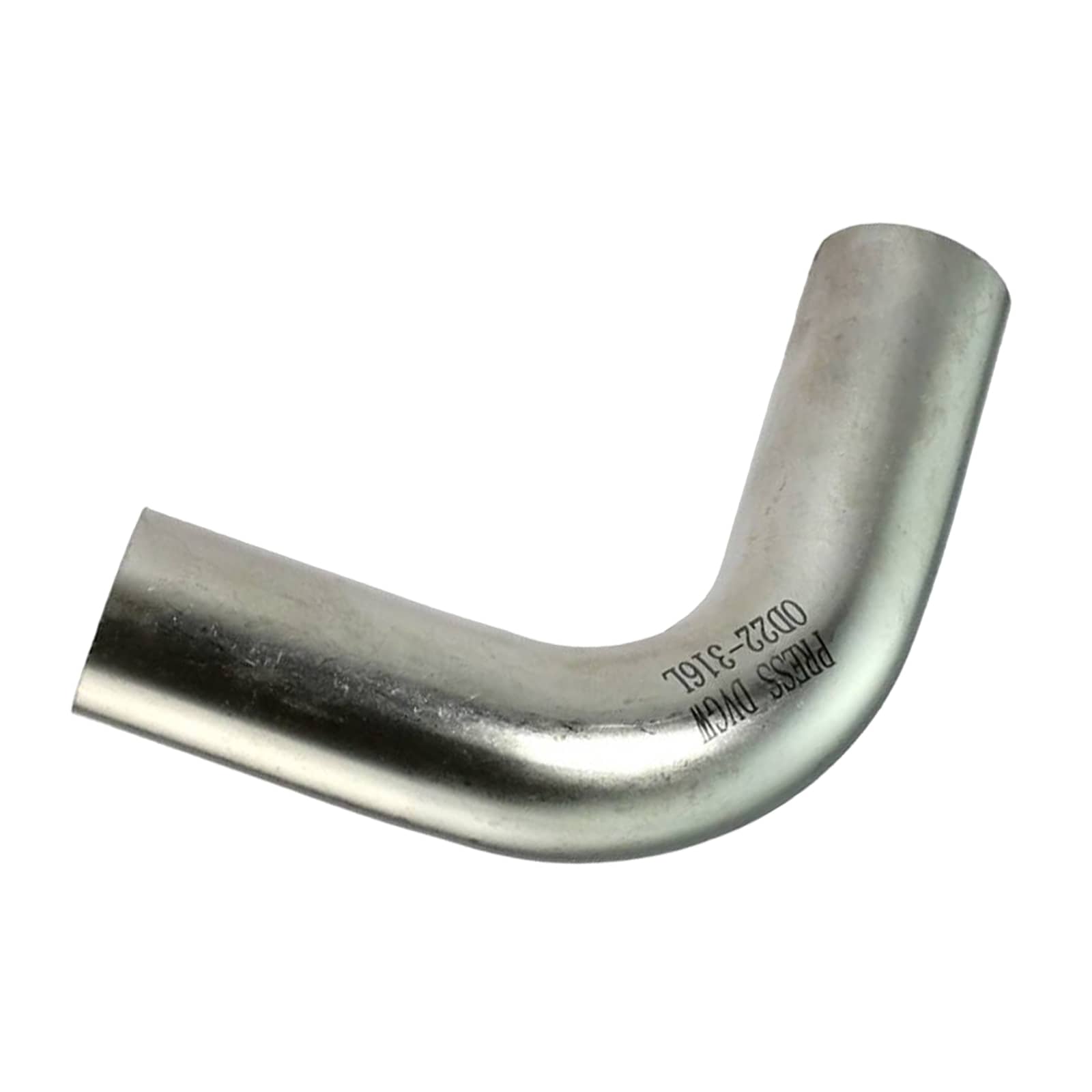 28 mm Passbogen 90° Stutzen x Stutzen Edelstahl AISI 316 Fittings PN 16 bar