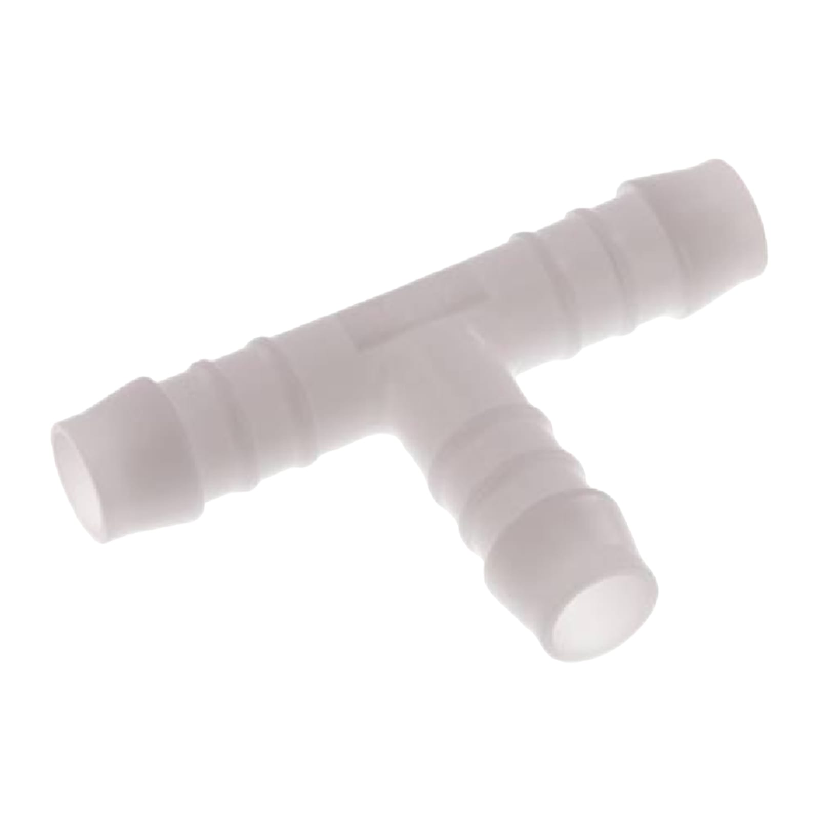 8 mm POM T-Stück Schlauch Verbinder Stutzen Tülle Kupplung Fitting weiss PN 10 bar