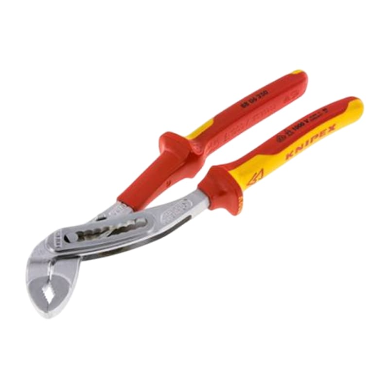 250 mm Wasserpumpen Zange Alligator VDE verchromt 2K Griffe Knipex