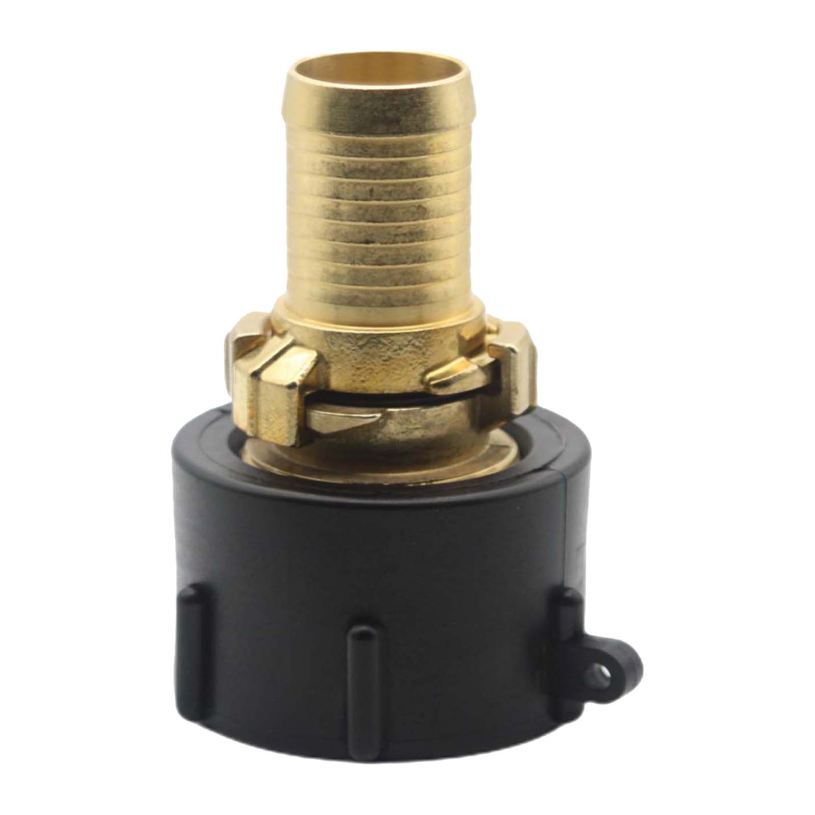 S60 x 6 IBC Adapter auf Schnellanschluss + Kupplung 1 1/4" 32 mm Container Tank Zubehör (GEKA kompatibel) 