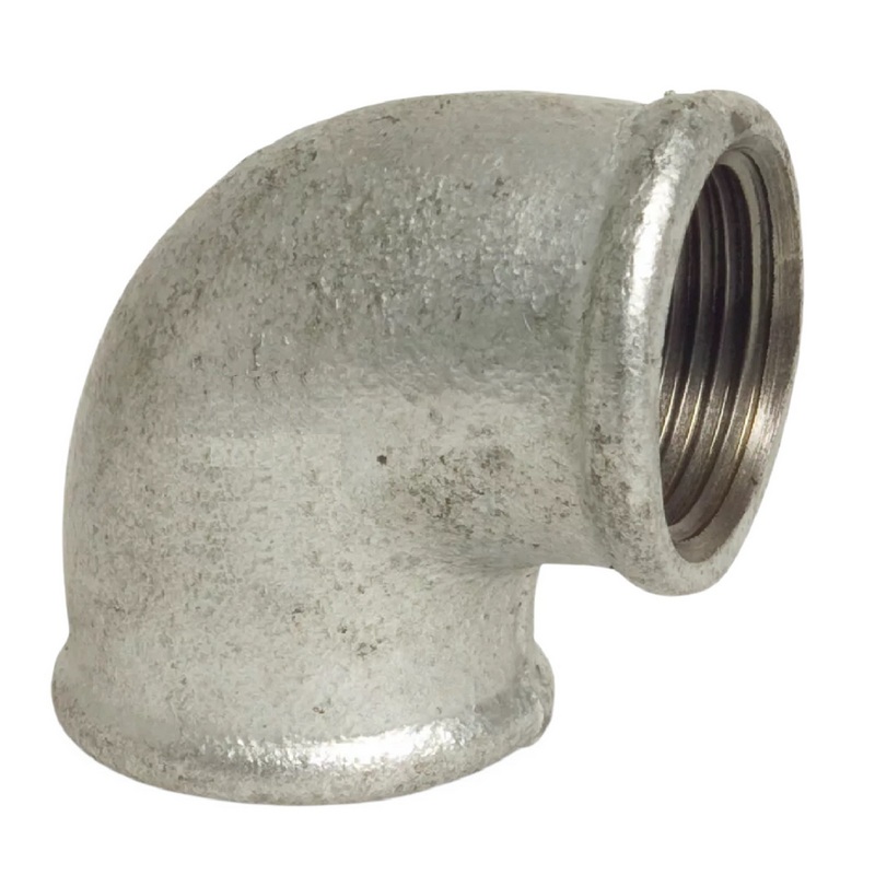 3/4" Gusseisen Temperguss Fitting Nr. 90 Winkel 90° Innengewinde IG DVGW PN 25 bar