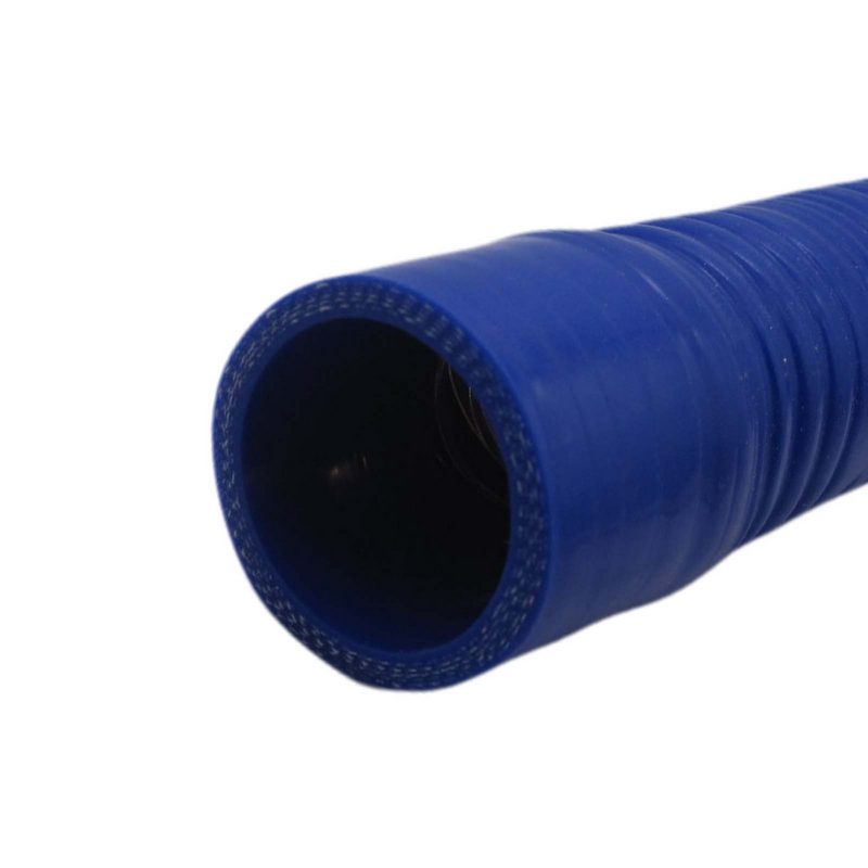 130 x 140 mm Kühler Silikon LLK Ladeluft Kühlmittel Schlauch blau PN 4,0 bar - Fixlänge 1 m