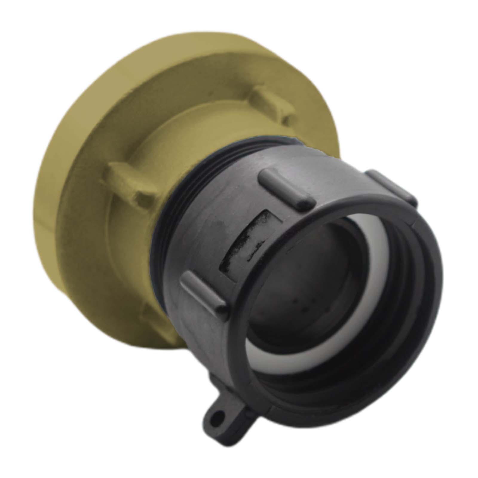 S60 x 6 IBC Adapter auf STORZ C DN 52 KA 66 Messing Übergangsstück Pumpenanschluß