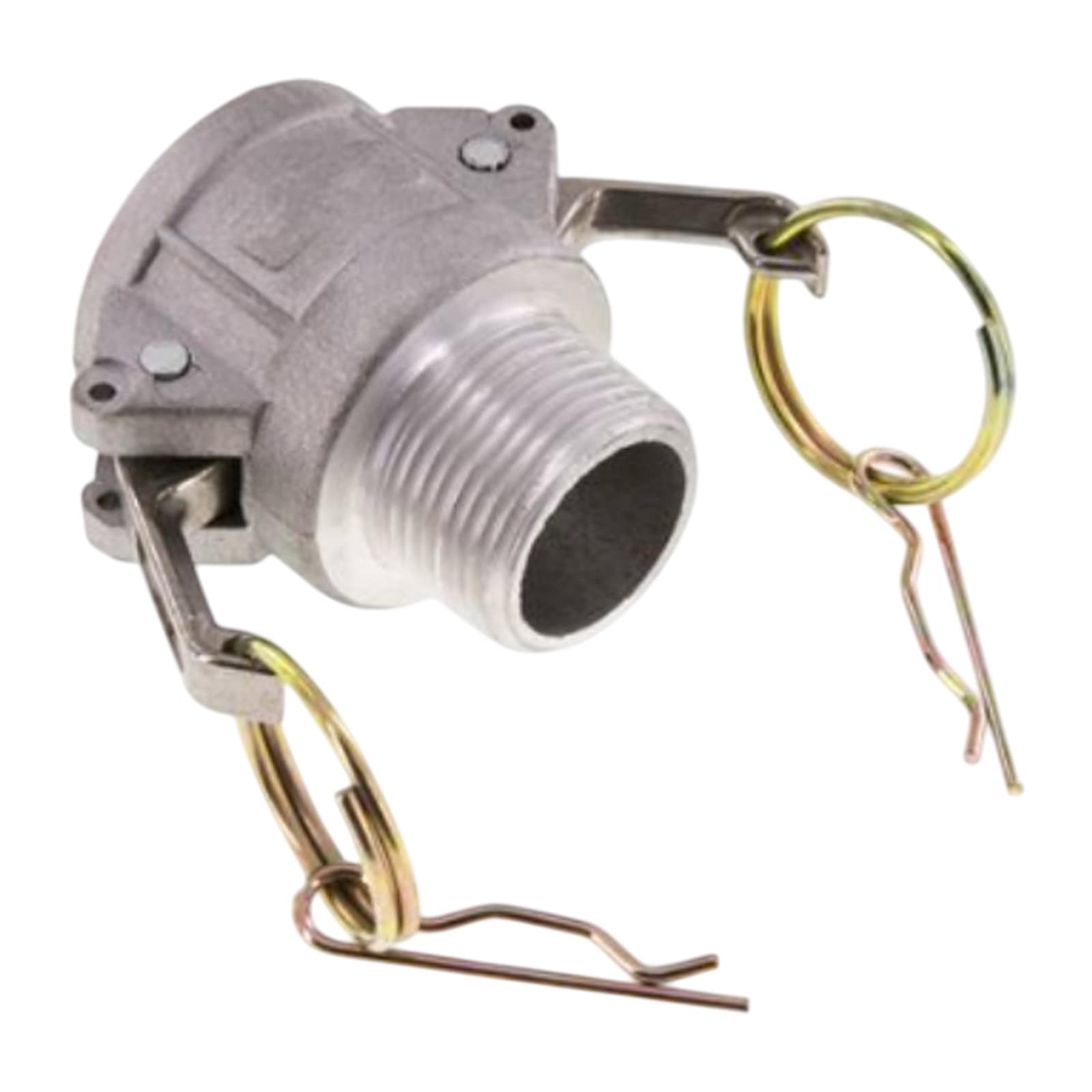 Kamlock Typ B - Mutterteil (175,9 mm) Aluminium ALU mit Außengewinde (AG) 6" Zoll DN150 - PN 5 bar