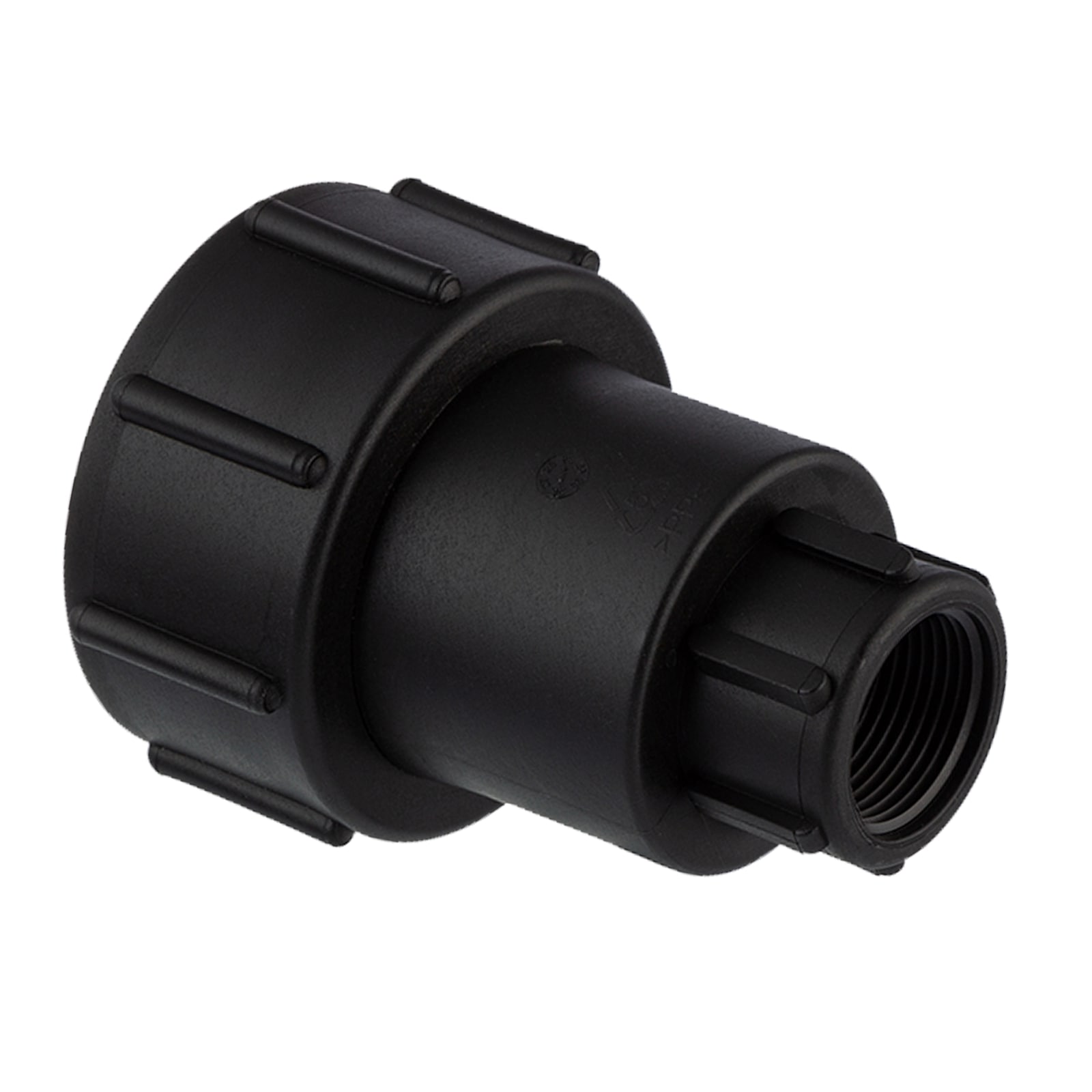 S60 x 6 IBC Adapter drehbares Innengewinde IG 1" Container Fass Tank Zubehör PN10 bar 